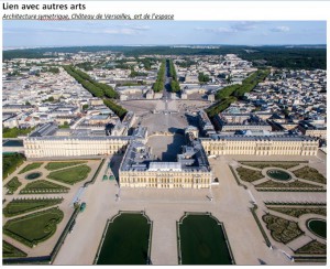 lien avec autres arts Versailles